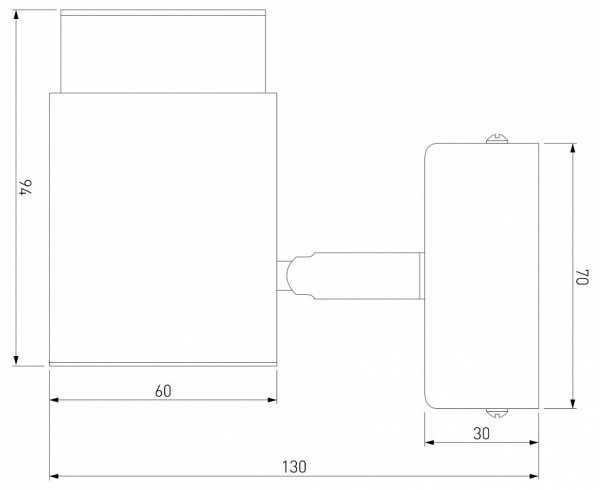 Настенный светильник 20124/1 белый Eurosvet Morgan