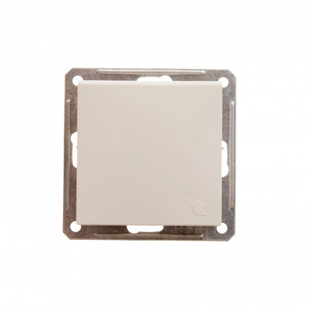 Systeme Electric Wessen 59 Aqua Беж Розетка с/з с крышкой с защитными шторками IP44