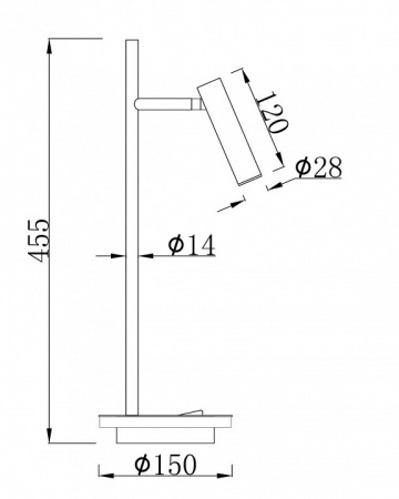 Настольный светильник Z010TL-L8W3K Maytoni Estudo