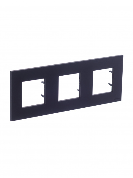 ABB NIE Zenit Антрацит Рамка 3-я 2+2+2 мод