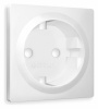 Лицевая панель ALFA (Белый матовый) для электрической розетки с/з QUANT AP1260