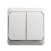 SE Этюд наруж Бел Выключатель 2-клавишный