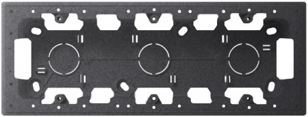 Simon 24 Графит Коробка монтажная для накладного монтажа на 3 модуля