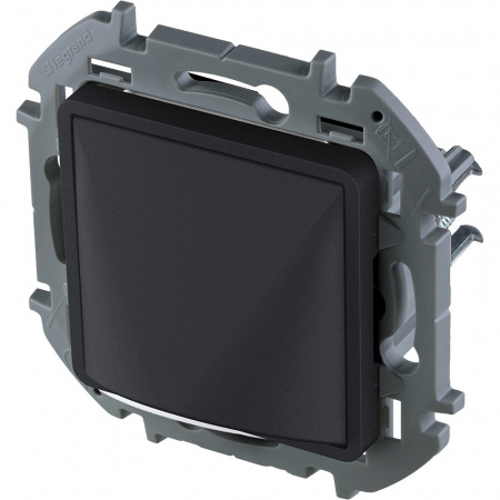 Legrand INSPIRIA Антрацит Вывод кабеля с зажимом для крепления