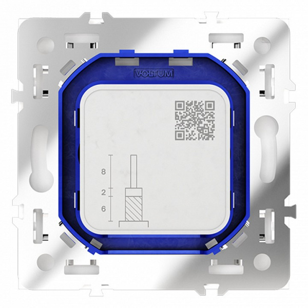 Розетка телевизионная встраиваемая VOLTUM S70 оконечная TV+SAT, (белый глянцевый) Розетка телевизионная встраиваемая VOLTUM S70 оконечная TV+SAT, (белый глянцевый)