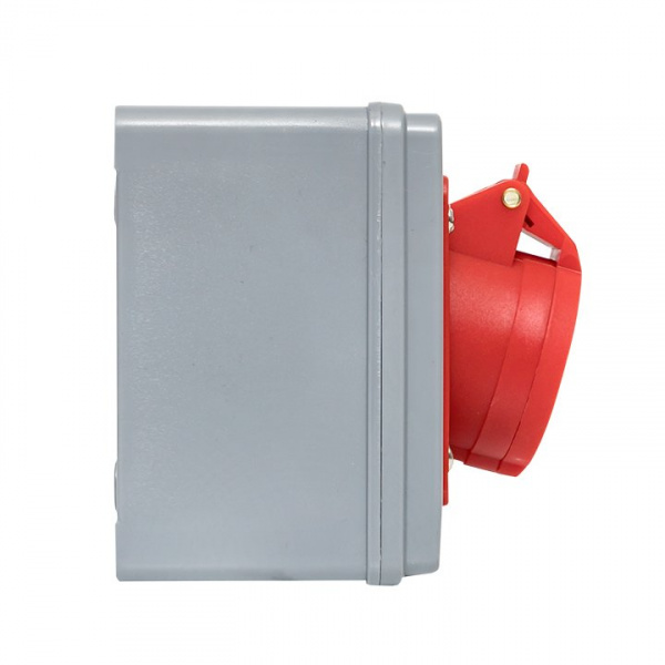 EKF Розетка с блокировкой и выключателем 1414 3Р+РЕ 16А 380В IP44