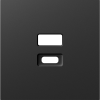 Donel Накладка для розеток USB, матовый карбон, серия A07, DE28630