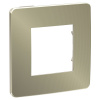 SE Unica Studio Бронза/Бежевая Рамка 1-ная