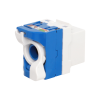 Donel Модуль Keystone Toolless RJ45, cat. 5e, UTP, 180 град., белый, DECKTU5E180DW