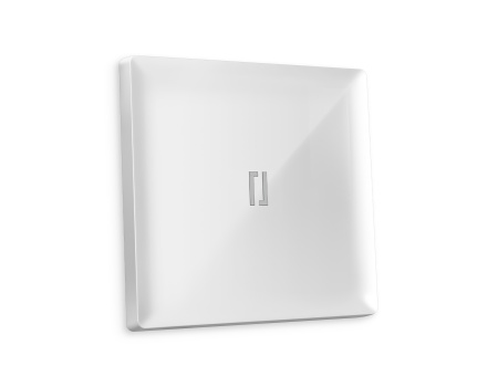 Лицевая панель ALFA (Белый глянец) для 1-клавишных  выключателей с подсветкой QUANT AP1020