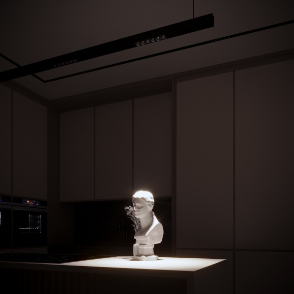 Трековый светодиодный светильник Arlight Mag-Dark-45-L200-6W Warm3000 034996