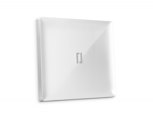 Лицевая панель ALFA (Белый глянец) для 1-клавишных  выключателей с подсветкой QUANT AP1020