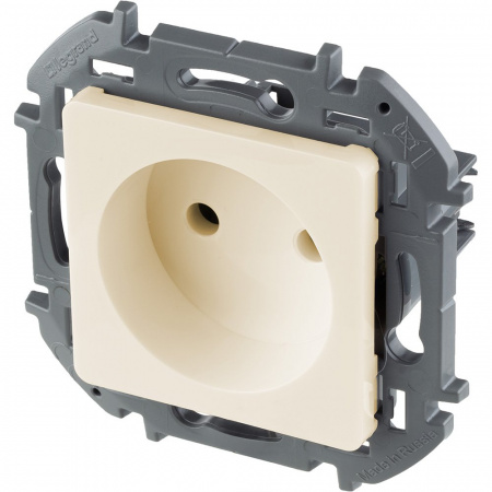 Legrand INSPIRIA Слоновая кость Розетка 2К - 16 А - 250 В