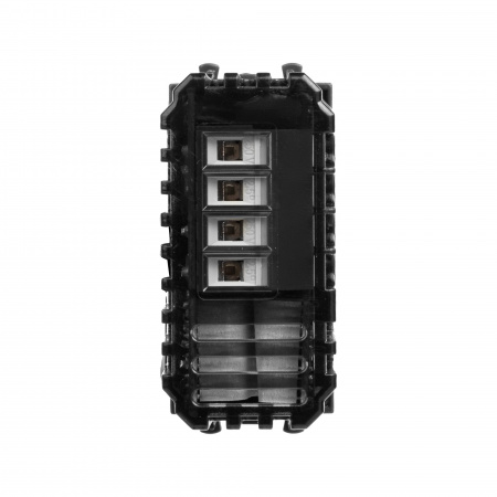 DKC Avanti Черный матовый Диммер кнопочный для LED ламп 1 модуль