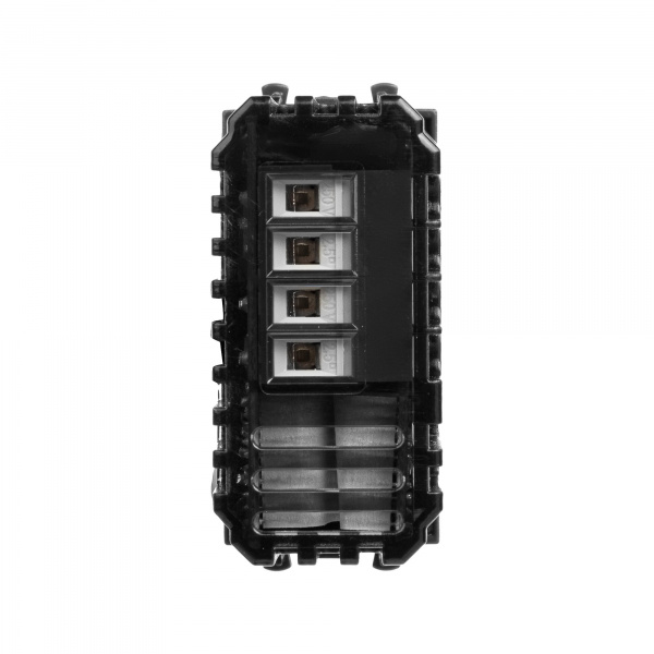 DKC Avanti Черный матовый Диммер кнопочный для LED ламп 1 модуль