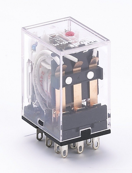 DEKraft Промежуточное реле 3 конт. с инд. LED 5А 24В AC ПР-1