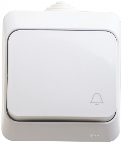 SE Этюд наруж Бел Выключатель 1-клавишный IP44