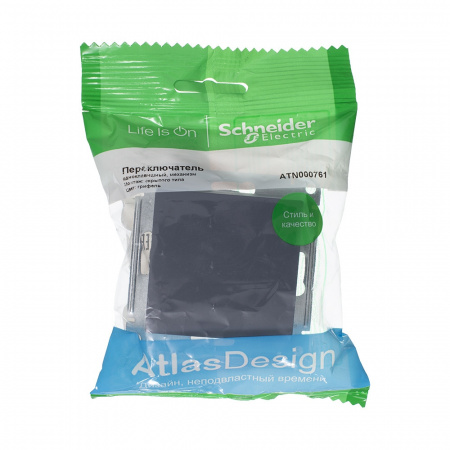 SE AtlasDesign Грифель Переключатель 1-клавишный, сх.6, 10АХ, механизм