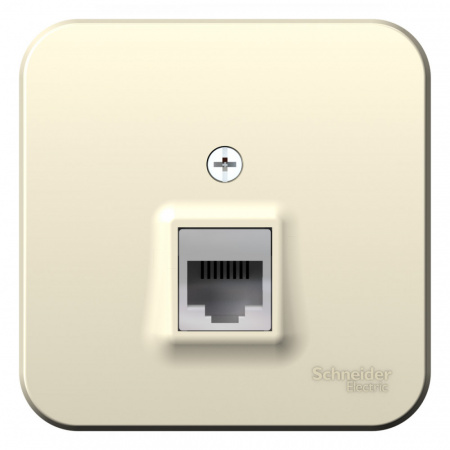 SE Blanca наруж Молочная Розетка ТЛФ RJ11 изолир. пластина