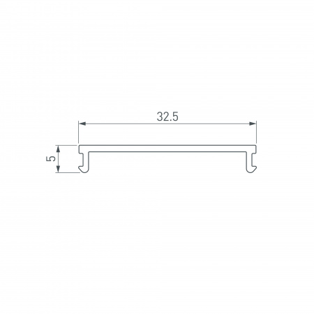 Экран LINIA32-FANTOM-2000 OPAL (Arlight, Пластик)