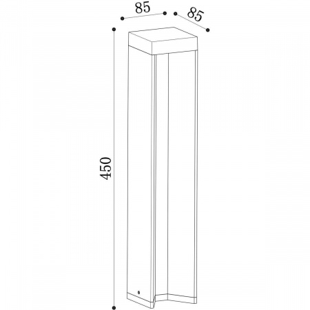 Уличный светодиодный светильник Maytoni Essen O596FL-L9B4K