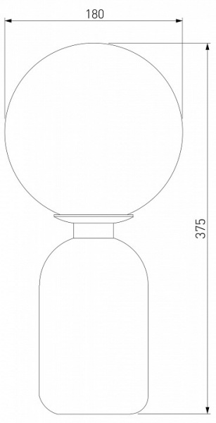 Настольный светильник 01197/1 Eurosvet Bubble