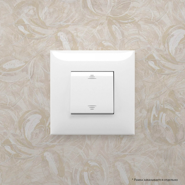 DKC Avanti Белое облако Выключатель одноклавишный