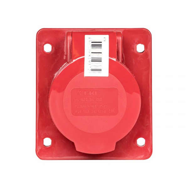 EKF PROxima Розетка стационарная внутренняя 414 3Р+РЕ 16А 380В IP44