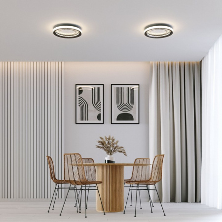 Потолочный светодиодный светильник 40022/1 LED серый Eurosvet Parafe