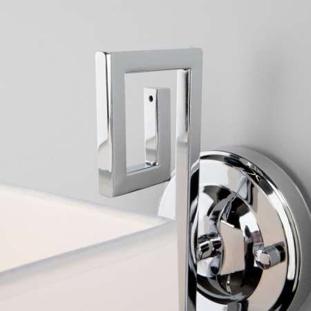 Бра с квадратным абажуром 60115/1 хром Eurosvet Alma