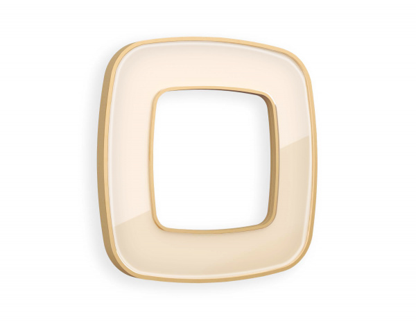 Рамка OMEGA Coint (Бежевый Стекло органическое/Шампань) 1-ая OF640341