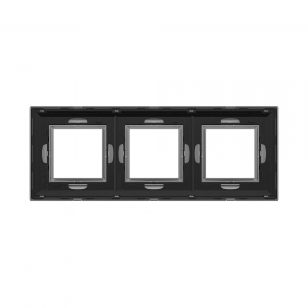 DKC Avanti Светло-Серебристый Металл Рамка 6 модулей