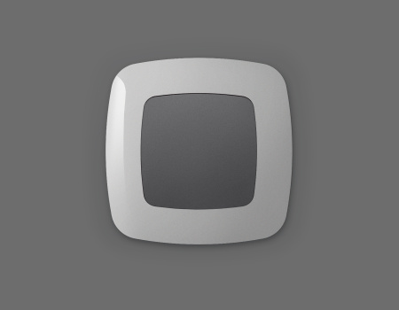 Лицевая панель OMEGA (Антрацит серый) заглушка для суппорта QUANT OP6660