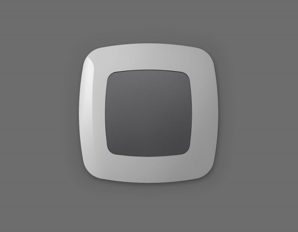 Лицевая панель OMEGA (Антрацит серый) заглушка для суппорта QUANT OP6660