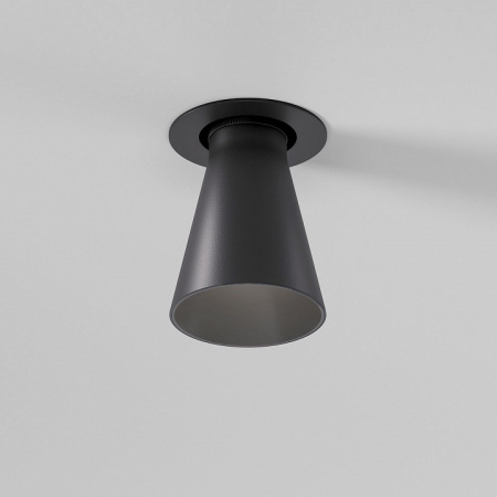 Светильник встраиваемый светодиодный Bell 8W 4000K черный 25097/LED Elektrostandard Bell a068057