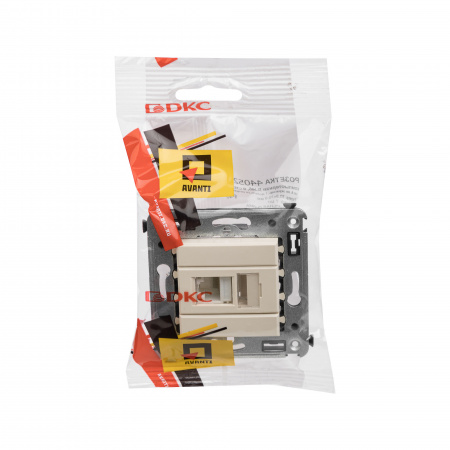DKC Avanti Ванильная дымка Компьютерная розетка RJ-45 один  категория  6
