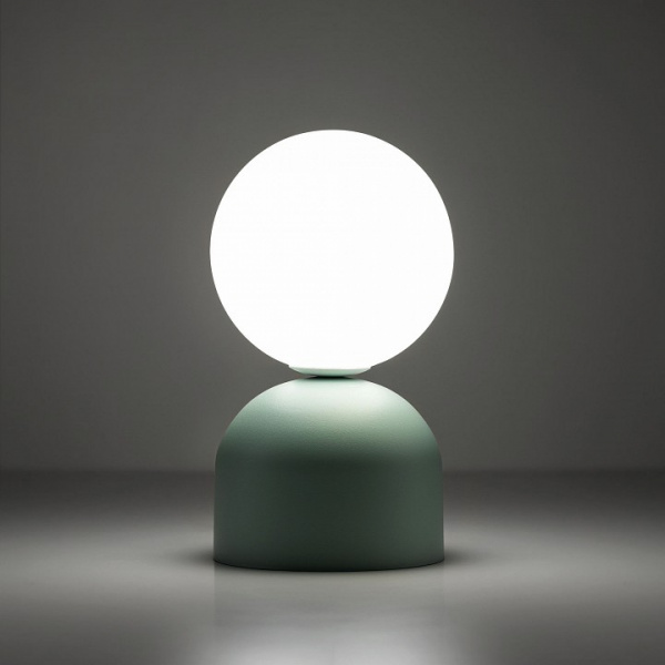 Настольный светильник со стеклянным плафоном 16039 Miki Eurosvet Miki