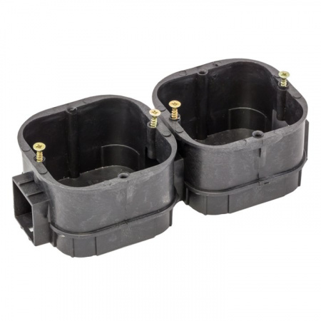 EKF PROxima Коробка установочная КМТ-010-003 для твердых стен усиленная (68х68х42) с саморезами IP20