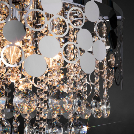 Умный подвесной светильник 10123/8 хром Eurosvet Lianna