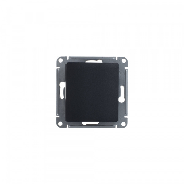 SE Glossa Антрацит Переключатель 1-клавишный, сх.6, 10АХ