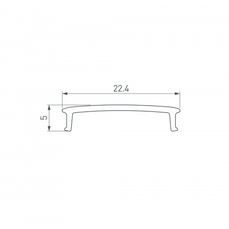 Arlight Экран WALL-2575-2000 Opal (Пластик) Arlight Экран WALL-2575-2000 Opal (Пластик)