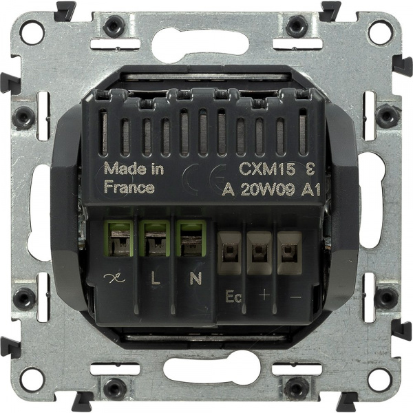 Legrand Valena Мех IN'MATIC Светорегулятор кнопочный для балластов 1-10В с нейтралью.Безвин. заж.