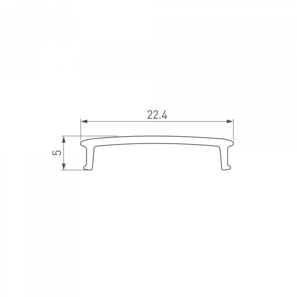 Arlight Экран WALL-2575-2000 Opal (Пластик) Arlight Экран WALL-2575-2000 Opal (Пластик)