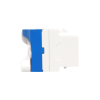 Donel Модуль Keystone Toolless RJ45, cat. 6, UTP, 180 град., белый, DECKTU6180DW