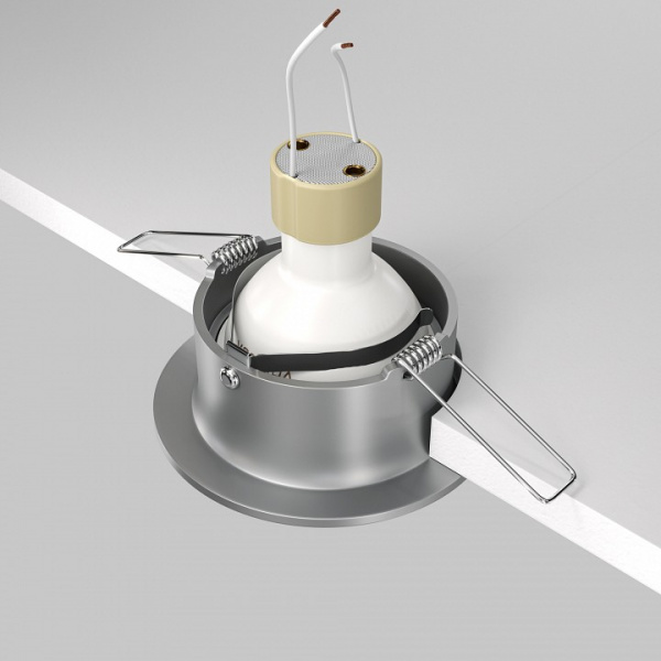 Встраиваемый светильник Downlight DL027-2-01-S Maytoni Slim