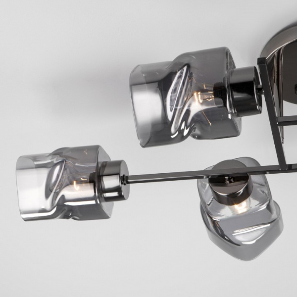 Потолочная люстра 30165/6 черный жемчуг Eurosvet Hilari