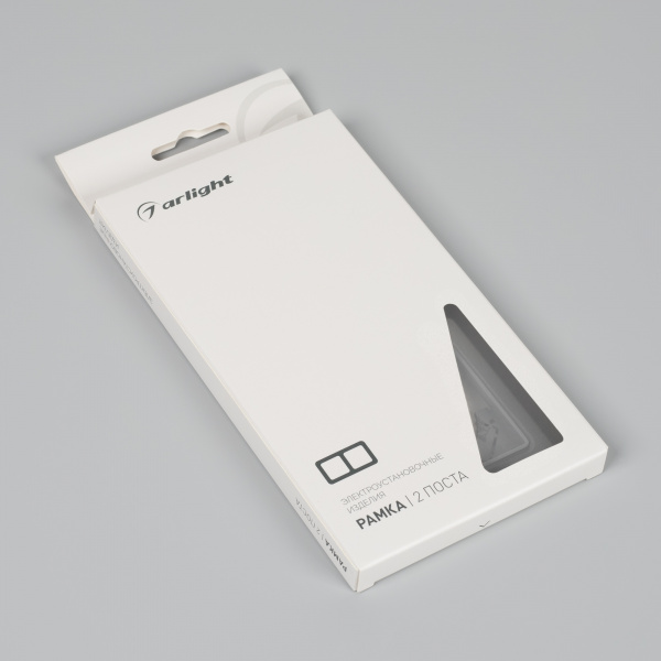 Arlight Рамка стеклянная FRM-OMALI-GS-2-GR (-)