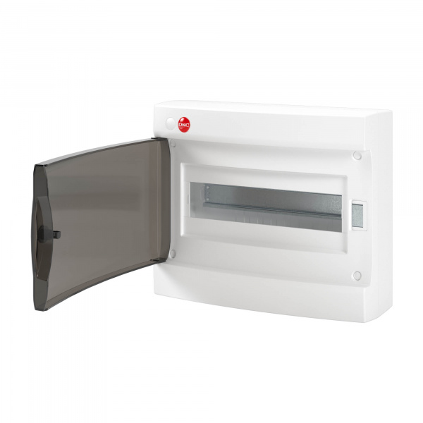 DKC Щиток настен. с дверцей 12 мод., IP 41, белый