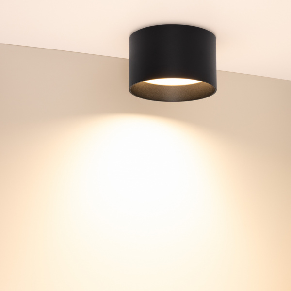 Arlight Светильник SP-BISCOTTO-R140-15W Warm3300-MIX (BK, 80 deg, 230V) (IP54 Металл, 5 лет)