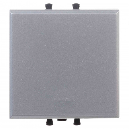 DKC Avanti Закаленная сталь Выключатель одноклавишный 2 модуля